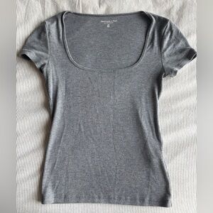 Abercrombie & Fitch Charcoal Short Sleeve Tee